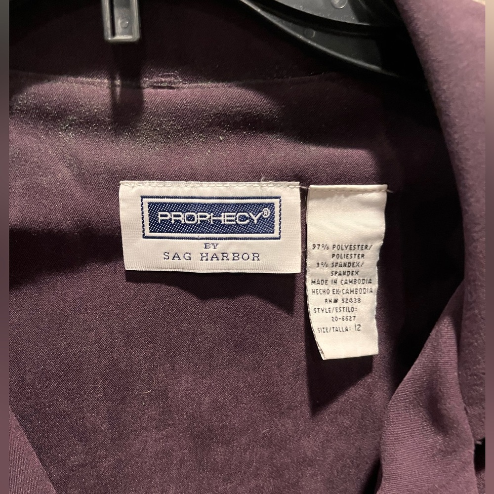 Plum dress and jacket combo